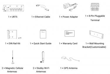UR75  Industrial Ultra LTE-router GPS/POE/WiFi